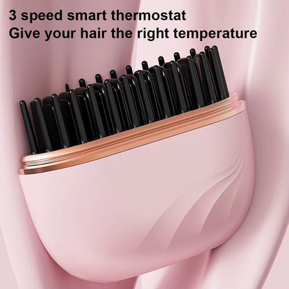 Electric Hair Straightening Brush